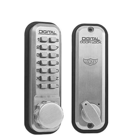 Lockey 2210 - Mechanical Keypad Keyless Deadbolt Lock - Single Combination - Antique Brass LK-2210-AB